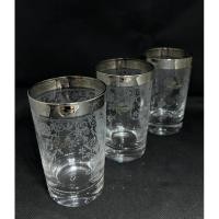 ราคา แก้วน้ำ #Mikimoto Etched Glasses ขอบเงินงานแก้ว (25341764272)
