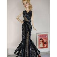 ราคา ชุดราตรีสำหรับตุ๊กตาบาร์บี้(ขายเฉพาะชุด)ชุดราตรีหางปลาสีดำ (56103402351)