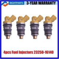 ราคา 23250-16140 4pcs หัวฉีดน้ํามันเชื้อเพลิงสําหรับ Toyota Corolla LVN AE101 AE111 Carina AT210 23209-19015 2320919015 2325016140อะไหล่รถยนต์ ของแต่งรถ (51605921051)