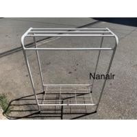 ราคา ✨สินค้าไทย✨ราวตากผ้าอเนกประสงค์ ขามียางกันรอย กันการลื่นไถล ราวMP ขาเหล็ก แข็งแรง ทนทาน MP 1042 (3502243189)