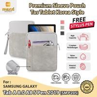 ราคา Samsung Tab A 8.0 A8 2019 S-Pen P205 กระเป๋าคลัทช์กระเป๋าเกาหลีปลอกรุ่นซิปเรียบซิปวัสดุกันน้ํา (28693285796)
