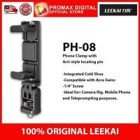 ราคา LEEKAI PH-08 PHONE CLAMP 1/4 "SCREW สําหรับกล้อง RIG โทรศัพท์มือถือและ TELEMPTER PH08 รองเท้าเย็น (47553128731)