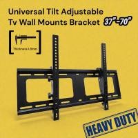 ราคา **คุณภาพดีที่สุด** Unihome Universal 37-70 Tilt Adjustable Flat Panel Led Lcd TV Wall Mount Bracket (51404977421)