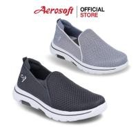 ราคา Aerosoft (แอโร่ซอฟ) รองเท้าผ้าใบเพื่อสุขภาพ ผ้าใบสีดำ รุ่น SN9221 (27174143486)