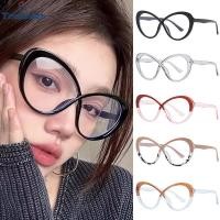 ราคา แว่นสายตากรอบใหญ่ แว่นสายตาป้องกันแสงสีฟ้าสำหรับผู้หญิง แว่นสายตากรอบสีดำ Tmsunten (41812741648)