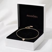 ราคา 100% แพนดอร่าของแท้ S925เครื่องประดับเงินสเตอร์ลิงสร้อยข้อมือจี้แพนดอร่ายันต์ Lab-ปลูกเพชรหัวใจโซ่สร้อยข้อมือ0.25กะรัต tw 14พันทอง (26786567144)