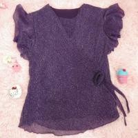 ราคา เสื้อวิ้งๆ สีม่วง ดิ้นวิ้งๆ (1418207014)