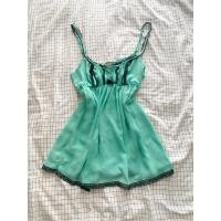 ราคา Minidress vintage ‍♂️Victoria’s secret มินิเดรสนอน สีเขียวมิ้นท์ (28654909158)