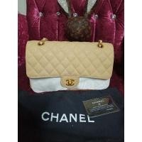 ราคา กระเป๋าChanel classic 10นิ้ว สีเบจ Hiend 1:1หนังคาเวียร์ (8111501891)