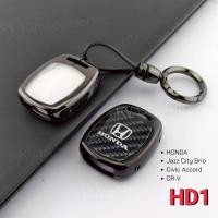 ราคา เคสโลหะลายเคฟล่า Honda HONDA Civic Accord CR-V Jazz City Brio เคสกุญแจรถยนต์ (48950378598)
