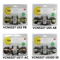 ราคา ลูกบิดหัวลูกจัน ลูกบิดประตูห้องทั่วไป Yale KN-VCN5227 US3-PB, US5-AB, US11-AC, US32D-SS (19735552437)