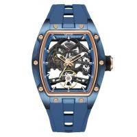 ราคา Megir 2242 แฟชั่น Leisure Alloy กรณีผู้ชาย Mechanics นาฬิกากันน้ําซิลิโคน Band Barrel รูป Dial Luminous Pointer Design Man นาฬิกาข้อมือ (25984451549)