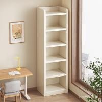 ราคา ชั้นเด็กเก็บห้องนั่งเล่นชั้นวางแคบ กรีด ชั้นวางหนังสือตู้เก็บมุมตู้ไม้เนื้อแข็งตู้หนังสือครัวเรือนที่เรียบง่าย 3ปู่ (54603699320)