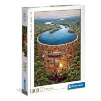 ราคา พร้อมส่ง-จิ๊กซอว์ ภาพ Bibliodame แบรนด์ Clementoni jigsaw puzzle 1000 ชิ้น (10627589413)