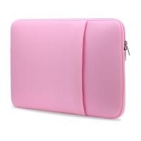 ราคา [Rococo1-TH] B2015 Laptop Sleeve Soft Zipper Pouch 15.6 กระเป๋าทดแทนสําหรับ MacBook Air Pro Ultrabook สีชมพู (45854532868)