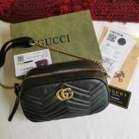 ราคา กระเป๋าสะพายข้าง กระเป๋าทรงกล่อง กระเป๋าสะพายข้างสีดำทรงกล่องอะไหล่สีทองวินเทจ (15094492076)