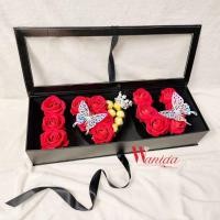 ราคา กล่องดอกไม้วาเลนไทน์ กล่องดอกไม้กับช็อคโกแลตวาเลนไทน์ ของขวัญให้แฟน (52705683744)