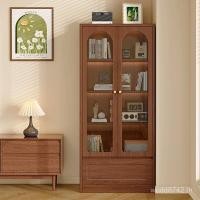 ราคา ชั้นวางหนังสือป้องกันฝุ่นวัตถุประตูกระจกที่มีการจัดเก็บไม้เนื้อแข็งห้องนั่งเล่นตู้โบราณตู้ตู้หนังสือล็อคตู้แสดงตู้ ที9 (45755617477)