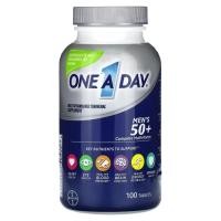 ราคา One A Day Men’s 50+ Multivitamins, Supplement with A, C, D, E and Zinc for Immune Health*, Calcium & More, 100 Tablets (28669900701)