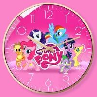 ราคา ♞Pony Little และ Baoli Cute Cute Creative นาฬิกาอนุบาลนาฬิกาผนังบ้านใบ้ (28527718458)