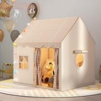 ราคา ANDIN เด็กเล่นเต็นท์,พับในร่มกลางแจ้งปราสาทเจ้าหญิงบ้าน,Ins Enfant Room House Playhouse Decor (41769302942)