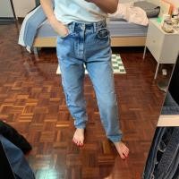 ราคา zara denim size usa2 ขากระบอก เหมือนใหม่ (17695015968)