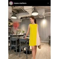 ราคา mave.matters becky dress เดรสสีเหลือง ใส่สวย size m (18878349848)
