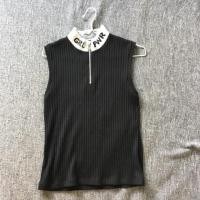 ราคา เสื้อแขนกุด สีดำ cps chaps size s มือสอง (6942376346)