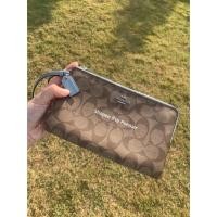 ราคา [พร้อมส่ง] Sales Coach double zip คล้องมือ 2 ซิป ใบใหญ่จุใจ F87587 F16109 แท้ (1064351143)