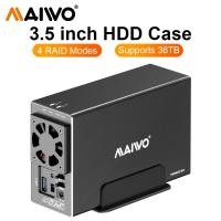 ราคา MAIWO 2.5/3.5 นิ้ว SATA RAID HDD Docking Station Dual Bay ฮาร์ดไดรฟ์ภายนอก RAID Enclosure USB3.0 ความจุขนาดใหญ่สูงสุด 5Gbps (K3572U3S) (25181664544)