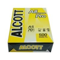 ราคา กระดาษถ่าย A5 แอลคอ​ท​ (70G/500) กระดาษ A5 ขนาด 70 แกรม (500 แผ่น) กระดาษถ่ายเอกสารคุณภาพจาก Alcott (13035497071)