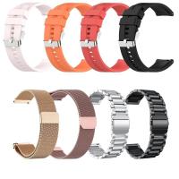 ราคา 20MM 22MM ซิลิโคนโลหะสําหรับ Huami Amazfit BIP 5 3 Pro u s lite GTR Mini GTR3 Pro 42MM 47MMGTR2 GTR4 GTR2E 2 3 4 GTS Soft Candy สีนาฬิกากีฬาสร ้ อยข ้ อมือเปลี ่ ยนเข ็ มขัด (24926492983)