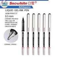 ราคา Snowhite ASW-PVH177 Ceramic 0.5mm Gel Pen Water Proof Ink Pen ปากกาหมึกซึมกันน้ำ เซ็นชื่อ หัวเซรามิค ZEBRA UNI PENTEL (26711012820)