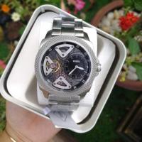 ราคา FOSSIL #BQ2209 PRIVATEER MECHANICAL SILVER STAINLESS STEEL MEN'S WATCH (524009547)