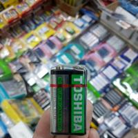 ราคา ถ่าน 9V เลือกยี่ห้อ Toshiba, Gp พลังไฟเต็มเปี่ยม ของใหม่ ของแท้ จำนวน 1ก้อน (2595985390)