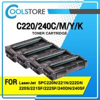 ราคา COOLS หมึกเทียบเท่า C220/SPC220/240BK/C/M/Y For printer Ricoh SPC220N/221N/222DN/C220S/221SF/222SF (4859793796)