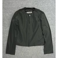 ราคา black cotton jacket jil.. made in italy (56303381878)