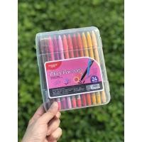 ราคา 24 สีปากกาสี monami plus pen 3000❤️แบบกล่องแข็ง (14630320808)