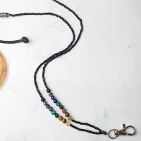 ราคา สายคล้องคอหินอัญมณีมงคล รหัสKK08 ห้อยมือถือ บัตรพนักงาน ป้ายต่างๆได้ (23606628420)