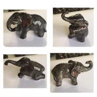 ราคา ช้างจิ๋ว ช้างเซรามิค ตุ๊กตาช้าง (4714407308)