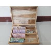 ราคา กล่องใส่เงินไม้สัก​ ขนาด22*31*​11​ (22280580498)