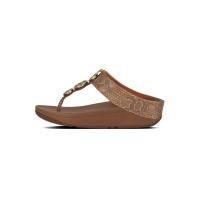 ราคา Fitflop รองเท้าแตะ รุ่น Halo Python Print, 012 Bronze (2376279588)
