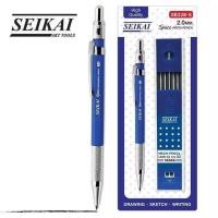ราคา ดินสอกด SEIKAI SPACE ขนาด 2.0mm เกรด 2B รุ่น SE228-S ฟรีไส้ดินสอ จำนวน 1แพ็ค พร้อมส่งอุบล (18287102454)