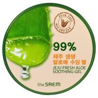 ราคา [ส่งฟรี]The Saem Jeju Fresh Aloe Soothing Gel 99% #SFT# ขนาด 300 ml. (2102774829)