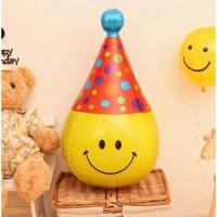 ราคา ลูกโป่ง ลูกโป่งฟอยล์ หน้ายิ้ม หน้ายิ้มใส่หมวก ฟอยล์หน้ายิ้ม (42753340169)