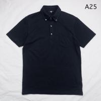 ราคา เสื้อคอปกผู้ชาย Uniqlo สีดำ ไซส์ M อก 40 ยาว 26 นิ้ว (40528588437)