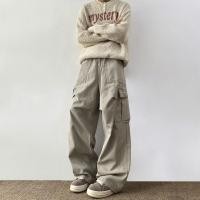 ราคา กางเกงคาร์โก้สําหรับผู้ชายหลวมถุงกางเกงยีนส์ตรงสําหรับผู้ชายสไตล์เกาหลี กระเป๋าใหญ่ผ้ายีนส์สบายๆ โกรธ กางเกงกางเกงขากว้างเอวสูงกางเกงยาว มะง สําหรับผู้ช (41866124497)