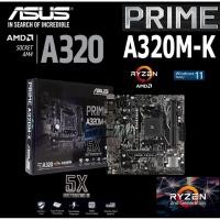 ราคา Mainboard AMD ASUS PRIME A320M-K (Socket AM4) มือสอง พร้อมส่ง แพ็คดีมาก!!! [[[แถมถ่านไบออส]]] (11980950322)