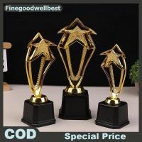 ราคา FBTH Star พลาสติก Golden Award Trophy Student Winner รางวัล Trophy Golden Trophy ถ้วยการแข่งขันรางวัลถ้วยสําหรับผู้ใหญ่เด็ก HOT (41378743310)