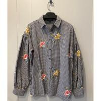 ราคา เสื้อเชิ้ตลายสก็อต แบรนด์ Topshop & Zara มือสอง แท้ (22268572771)